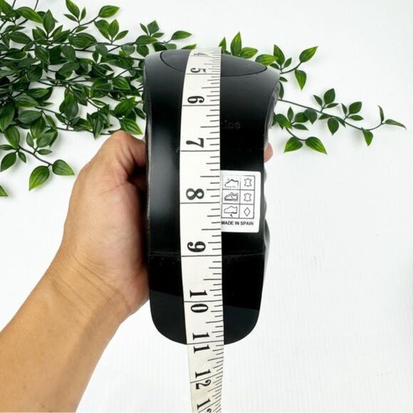 See by Chloe Jane Point Ballet Flat black leather scalloped ballerina size 10 - Picture 9 of 13